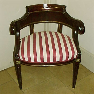 Lot 209 - Regency Style Mahogany Armchair