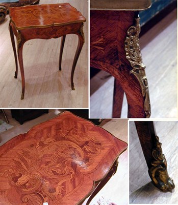 Lot 514 - Louis XV Style Gilt-Bronze Mounted Mahogany...