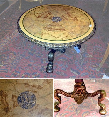 Lot 554 - Louis XVI Style Gilt-Bronze and Painted Wood...