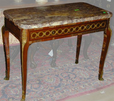 Lot 562 - Louis XV Style Gilt-Bronze Mounted Mahogany...