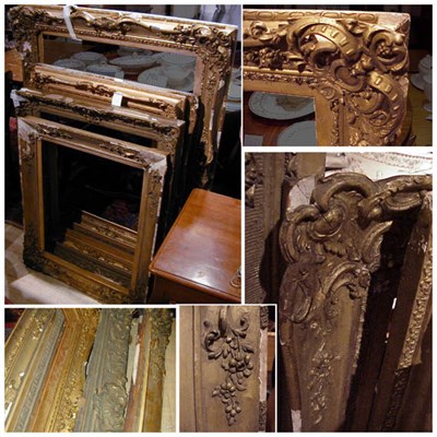 Lot 62 - Miscellaneous Group of Gilt and Gessoed Frames...