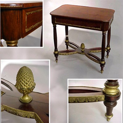 Lot 567 - Louis XVI Style Gilt-Bronze Mounted Mahogany...