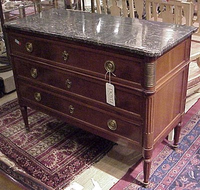 Lot 242 - Louis XVI Style Gilt-Bronze Mounted Marble Top...