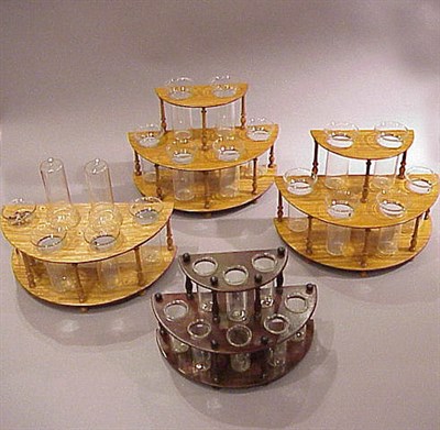 Lot 280 - Group of Four Satinwood Specimen Stands