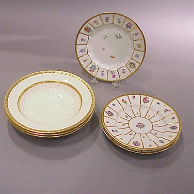 Lot 302 - Group of Porcelain Plates and Bowls...