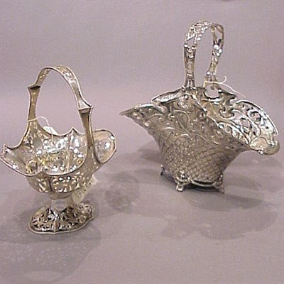 Lot 316 - Two Continental Silver Baskets Total...