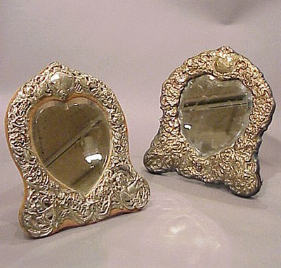Lot 321 - Two Baroque Style Continental Silver Mounted...