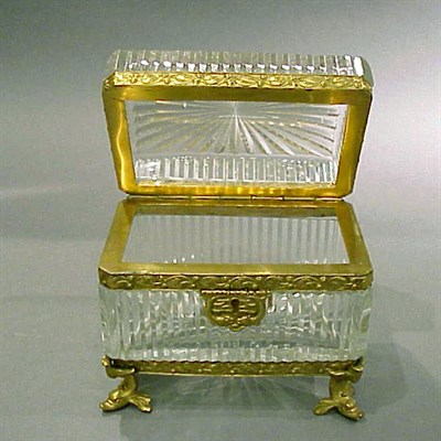 Lot 369 - Napoleon III Gilt-Bronze Mounted Cut Glass...