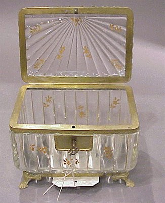Lot 383 - Gilt-Bronze Mounted Enamel-Decorated Glass...