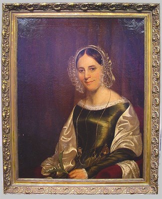Lot 6 - British School 19th Century PORTRAIT OF A LADY...