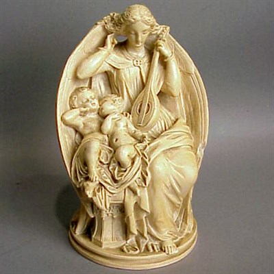 Lot 542A - Meerschaum Carving of an Angel and Cherub