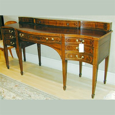 Lot 414 - George III Style Mahogany Sideboard