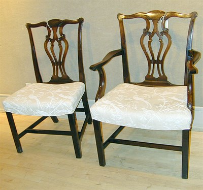 Lot 487 - Set of Twelve George III Style Mahogany Dining...