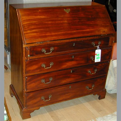 Lot 430 - George III Mahogany Slant-Front Desk