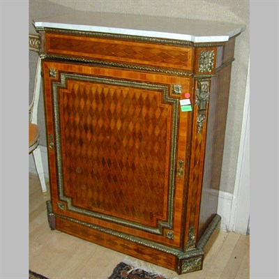 Lot 289 - Pair of Louis XVI Style Marble Top...
