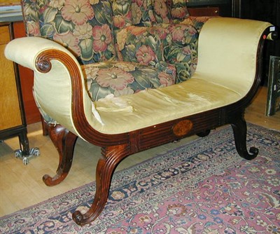 Lot 484 - Regency Style Mahogany Bench