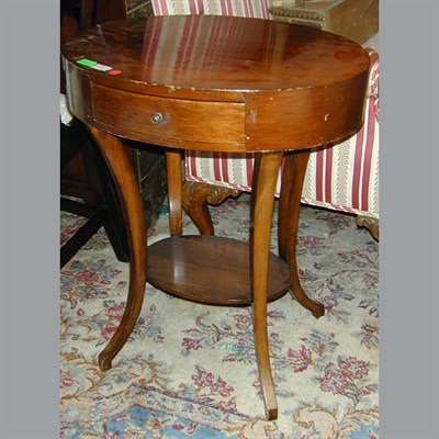 Lot 360 - Neoclassical Style Mahogany Side Table