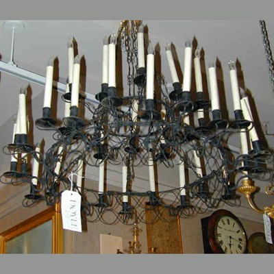 Lot 464 - Baroque Style Wrought Iron Thirty-Six Light...