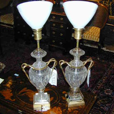 Lot 501 - Pair of Louis XV Style Gilt-Metal Mounted...