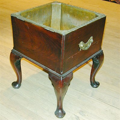 Lot 366 - George III Style Mahogany Copper Lined Planter