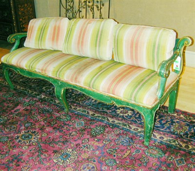 Lot 203 - Italian Rococo Style Painted and Parcel Gilt...