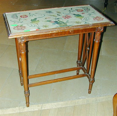 Lot 159 - Regency Style Mahogany Side Table with a...