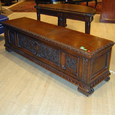 Lot 187 - Italian Renaissance Revival Walnut Cassone