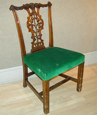 Lot 328 - Pair of George III Mahogany Side Chairs