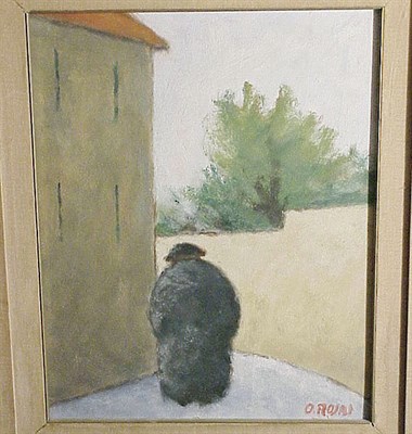 Lot 44 - Ottone Rosai Italian, 1894-1957 MAN IN A...