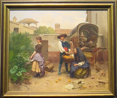 Lot 141 - Jules Worms French, 1832-1924 THE ORANGE...