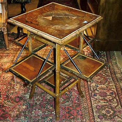 Lot 135A - Bamboo Side Table