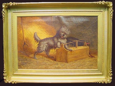 Lot 189 - J.L. Hill The Ratter oil on canvas,...
