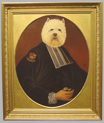 Lot 202 - Gwynn Thomas Westhighland Magistrate oil on...