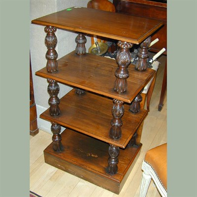 Lot 411 - Victorian Mahogany Etagere