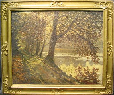 Lot 54 - Georges Plasse French, b. 1878 LANE BY THE...