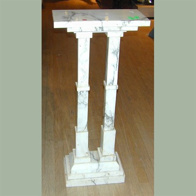 Lot 432 - Neoclassical Style Marble Pedestal