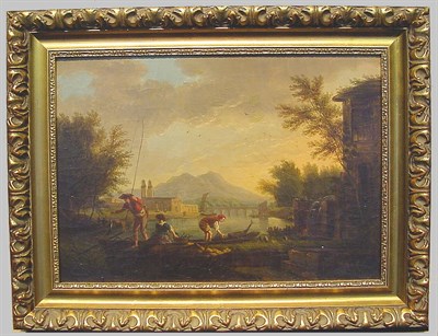 Lot 92 - School of Claude Joseph Vernet FISHING ALONG...