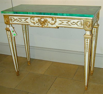 Lot 456 - Italian Neoclassical Style Painted and Parcel...