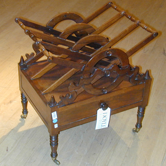 Lot 412 - William IV Rosewood Canterbury Mid 19th...