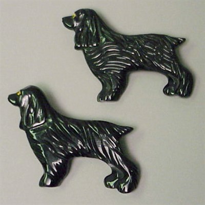 Lot 665 - Pair of Bakelite Brooches Each depicting a...