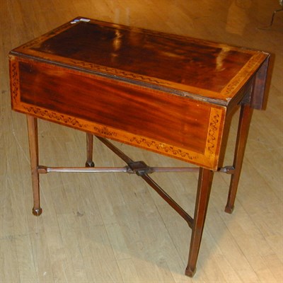 Lot 358 - George III Satinwood and Mahogany Pembroke...