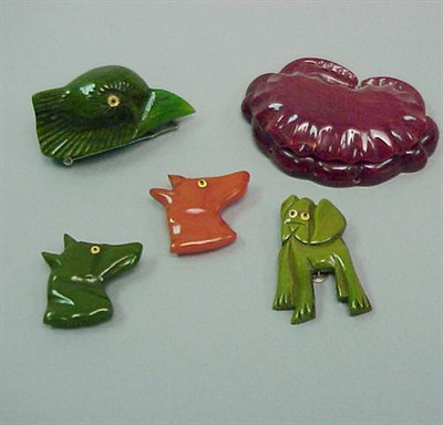 Lot 498 - Group of Four Bakelite Articles Each of...