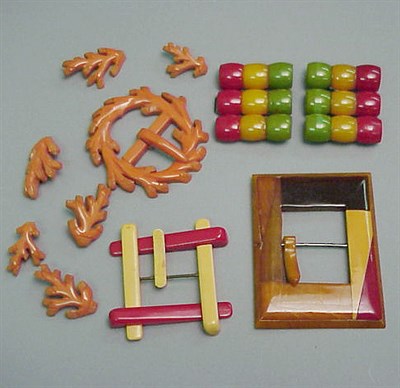 Lot 577 - Group of Ten Bakelite Articles Comprising four...