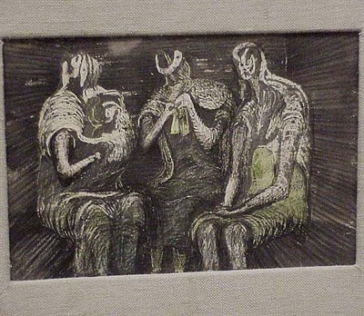 Lot 47 - Henry Moore THREE WOMEN IN SHELTER (ONE...