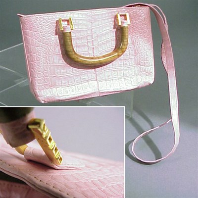 Lot 513 - Lana Marks Pink Crocodile Brazil Tote 1990s...