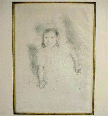 Lot 188 - Mary Cassatt MARGOT WEARING A BONNET (NO.3)...
