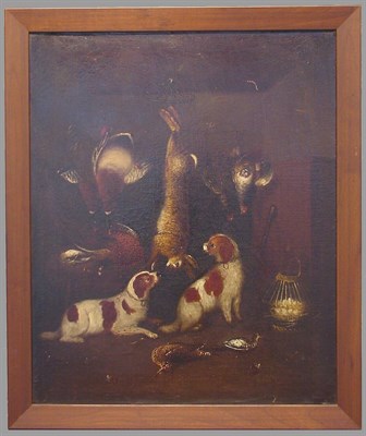 Lot 8 - British School 19th Century DOGS WITH GAME IN...