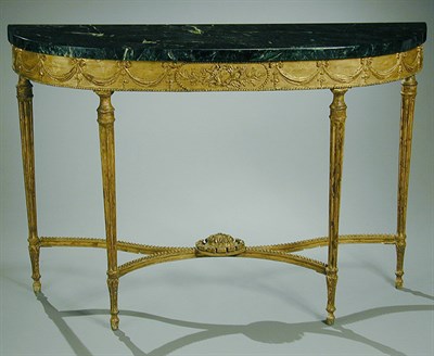 Lot 404 - George III Gilt-Wood Console Late 18th/early...