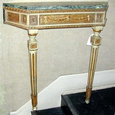 Lot 210 - Italian Neoclassical Style Marble Top Painted...