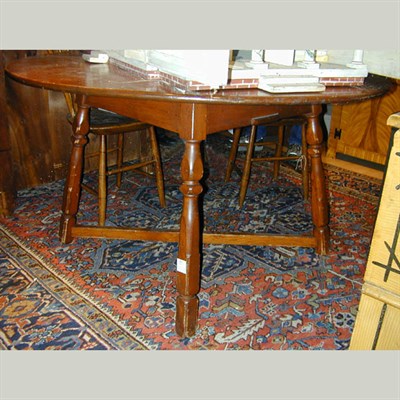 Lot 126 - American Maple and Ash Tavern Table The...
